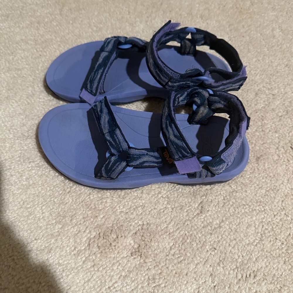 Teva Lilac and Navy Kids' Outdoor Sandals - Picture 5 of 6